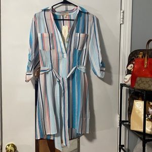 NWT Urban Girl stripped Dress size Small